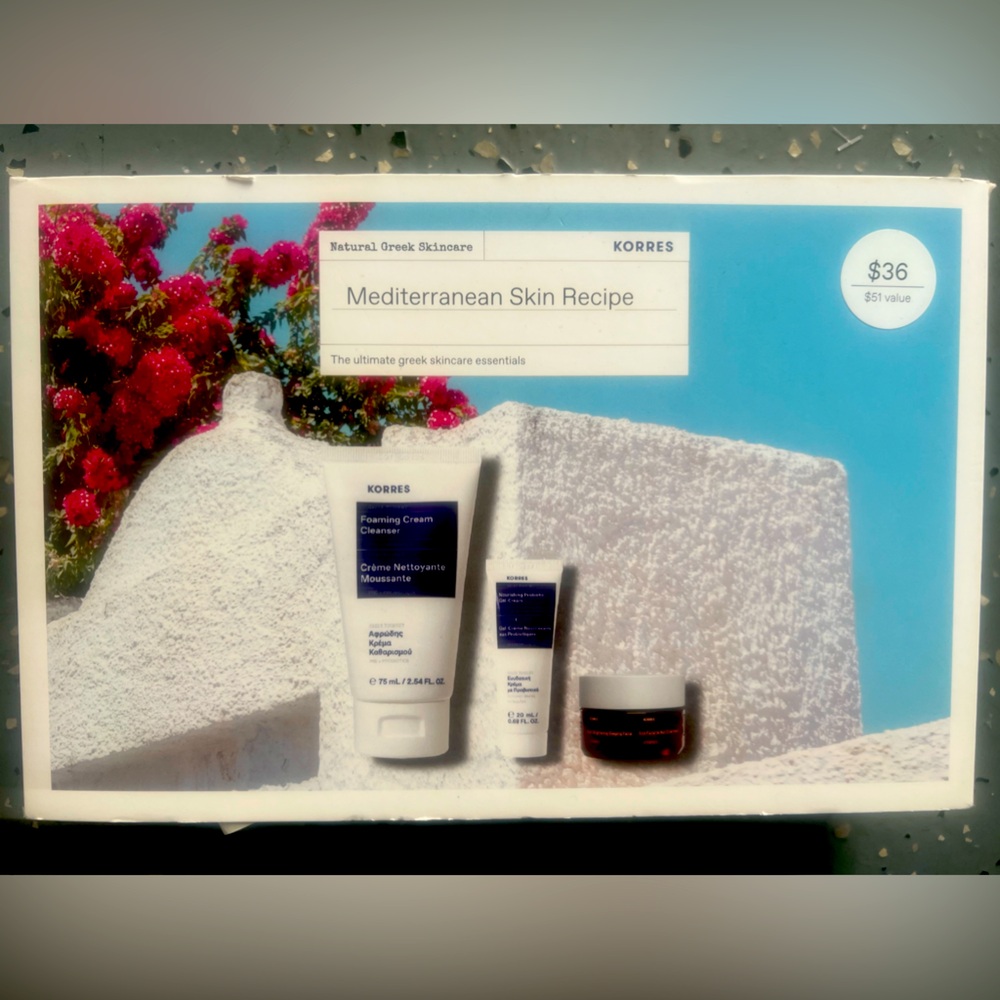 Korres Mediterranean Skin Receipe